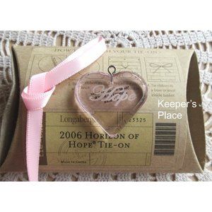 Longaberger Horizon Of Hope Basket Tie On 2006